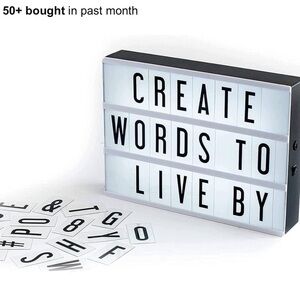 Light Up Letter Board